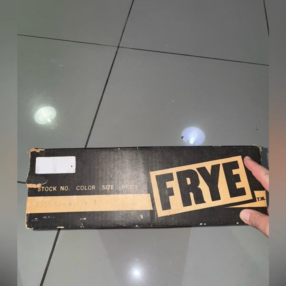 Frye Vintage Campus Leather Boots Women’s 1970 Black Label Handmade Made in USA - Picture 14 of 14